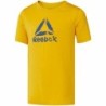 Children’s Short Sleeve T-Shirt Reebok Elemental Yellow