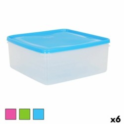 Lunch box Squared 24 x 24 x 10 cm (6 Units)