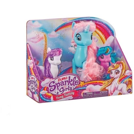 3 animal figures Sparkle Girlz Unicorn