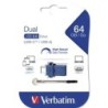 SDXC Memory Card Verbatim Dual Black 64 GB