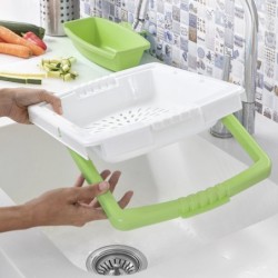 Extendable 3-in-1 Cutting Board with Tray, Container and Drainer PractiCut InnovaGoods