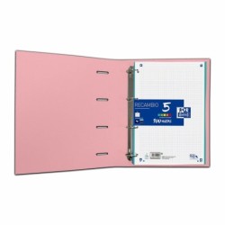 Ring binder Oxford Light Pink A4+