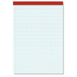 Notepad Pacsa 1/4" 80 Sheets Printed grid 4 mm Without lid 10 Pieces