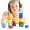 Stacking Wooden Balancing Stones Wotonys InnovaGoods 16 Pieces