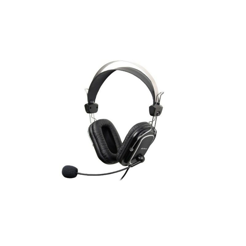 Headphones with Microphone A4 Tech EVO Vhead 50 Black