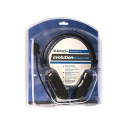 Headphones with Microphone A4 Tech EVO Vhead 50 Black