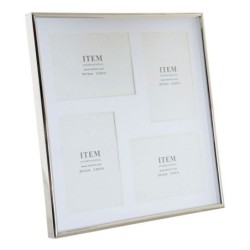 Photo frame DKD Home Decor Silver Metal Crystal Plastic Traditional 29 x 2 x 29 cm