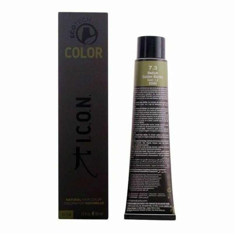 Permanent Dye Ecotech Color I.c.o.n. Ecotech Color Nº 9.0-rubio muy claro Nº 8.0-rubio claro 60 ml