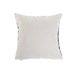 Cushion Home ESPRIT White Black Palm tree 42 x 15 x 42 cm