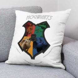 Cushion cover Harry Potter Shields White 45 x 45 cm