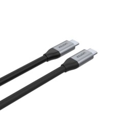 Cable USB C Unitek C14082ABK Black 1 m