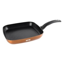 Grill pan Quttin Foodie Copper (28 x 28 cm)