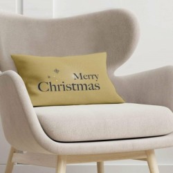 Cushion cover Harry Potter Merry Christmas Golden 30 x 50 cm