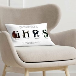 Cushion cover Harry Potter Shields White 30 x 50 cm