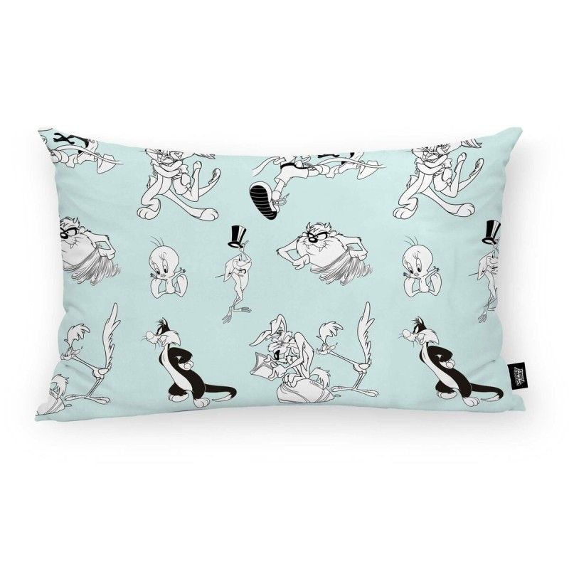 Cushion cover Looney Tunes Looney B&W C Sky blue 30 x 50 cm