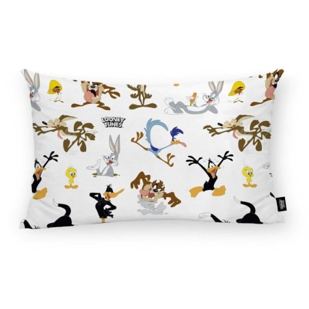 Cushion cover Looney Tunes Looney Characters C White 30 x 50 cm