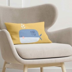 Cushion cover Kids&Cotton Malu C Yellow 30 x 50 cm