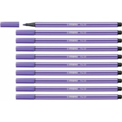 Felt-tip pens Stabilo Pen 68 Violet (10 Pieces)