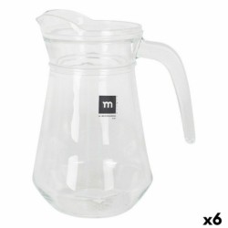 Transparent Glass Jug Inde Bar Glass (6 Units)