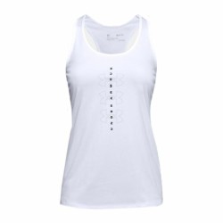 Tank Top Women Under Armour Tech Twist Graphic Tank White