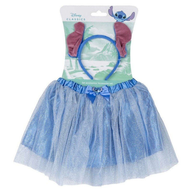 Costume for Children Stitch Blue Headband Tutu 2 Pieces