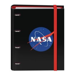 Ring binder DOHE Nasa Logo Black Replacement (100 Sheets) A4