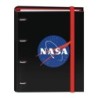 Ring binder DOHE Nasa Logo Black Replacement (100 Sheets) A4