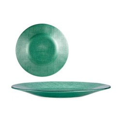 Flat plate Green Glass 6 Units (21 x 2 x 21 cm)