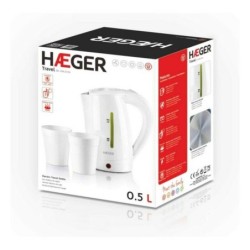 Kettle Haeger 5608475009006 0,5 L 1100W White 500 ml 1100 W