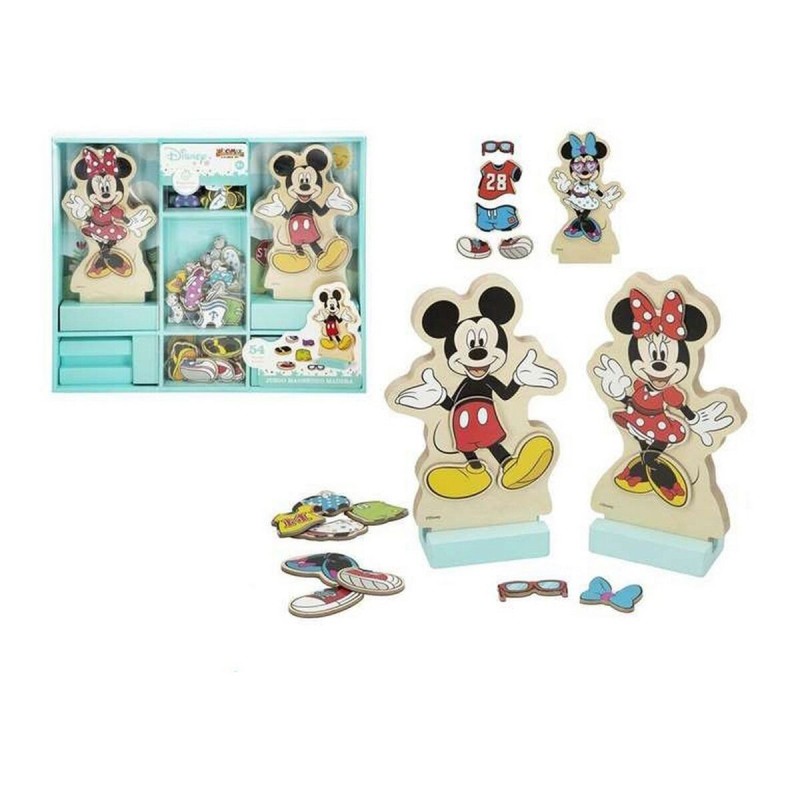 Educational Game Disney Cothes Magnetic 54 Pieces