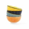 Set of bowls Quid Pippa Aperitif Ceramic Multicolour (11 cm) (4 Units)