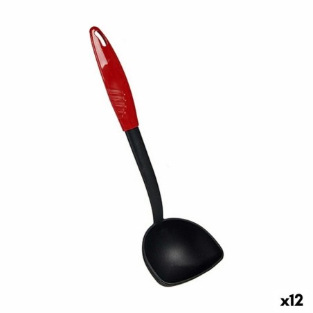 Ladle Plastic Red Black Nylon (6,5 x 30,5 x 9 cm) (12 Units)