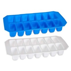 Ice Cube Mould Natural rubber 11,2 x 22 x 3 cm (12 Units)