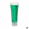 Acrylic paint 75 ml Light Green (12 Units)