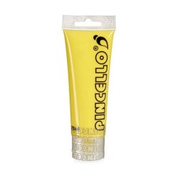 Acrylic paint 75 ml Yellow (12 Units)