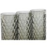 Set of cups Home ESPRIT Grey Crystal 150 ml (6 Units)