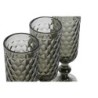 Set of cups Home ESPRIT Grey Crystal 150 ml (6 Units)