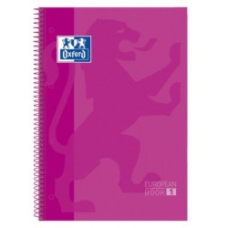 Notebook Oxford European Book Fuchsia A4 5 Pieces