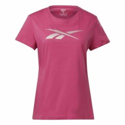 Women’s Short Sleeve T-Shirt Reebok  Doorbuster Graphic Pink