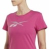 Women’s Short Sleeve T-Shirt Reebok  Doorbuster Graphic Pink