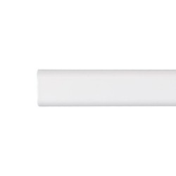 Wardrobe rail Stor Planet Cintacor White Oval 200 cm 15 x 25 mm