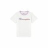 Child's Short Sleeve T-Shirt Champion Crewneck White