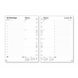 Diary Refill Finocam Multifin 2024 White 15,5 x 21,5 cm