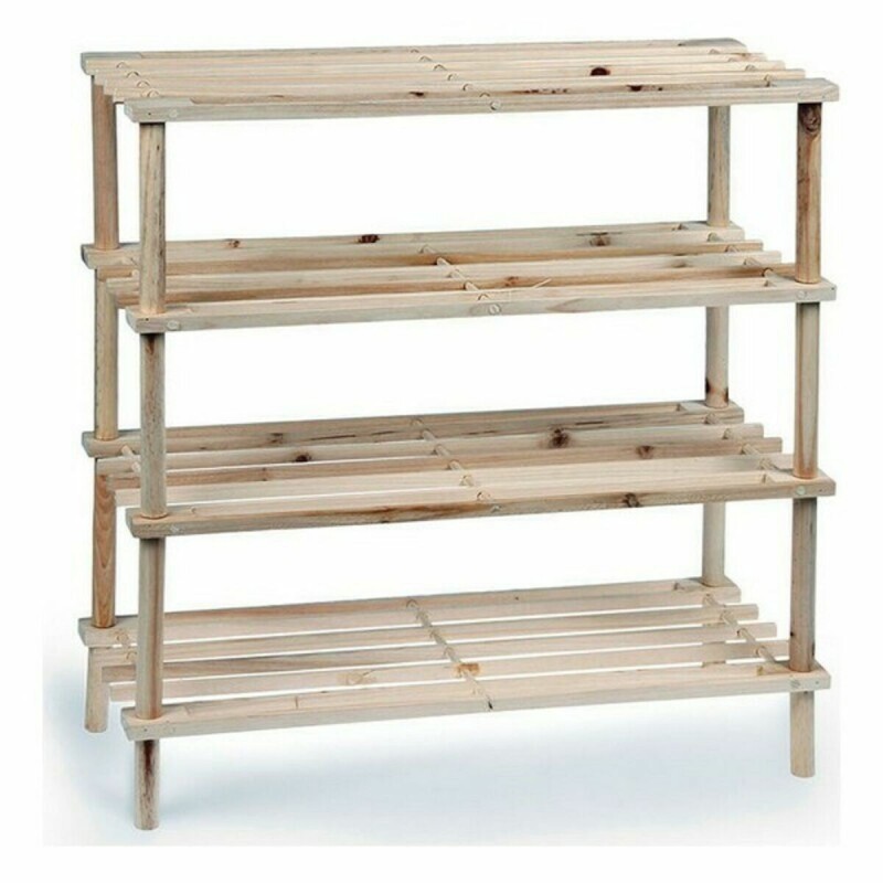 Shoe Rack Confortime Wood 4 Shelves