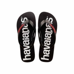 Women's Flip Flops Havaianas Top Logomania Red Black