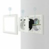 Wall Plug with 2 USB Ports TooQ 10.35.0010 5V/2.4A White 2,4 A