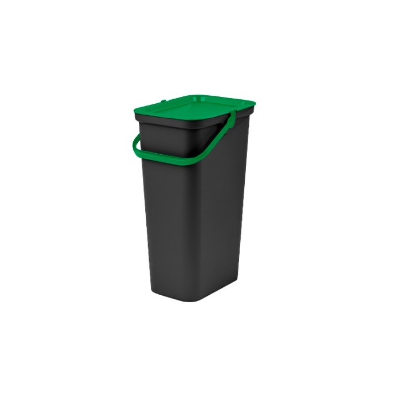 Recycling Waste Bin Tontarelli Moda 38 L Green