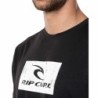 Men’s Short Sleeve T-Shirt Rip Curl Hallmark Black