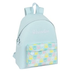 School Bag Benetton Fantasy Celeste (33 x 42 x 15 cm)