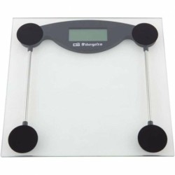 Digital Bathroom Scales Orbegozo 16229 Transparent Glass 150 kg (1 Unit)